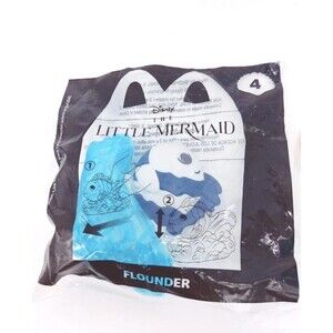 2023 McDonalds Happy Meal Toys Disney * The Little Mermaid * SEALED #4 FLOUNDER